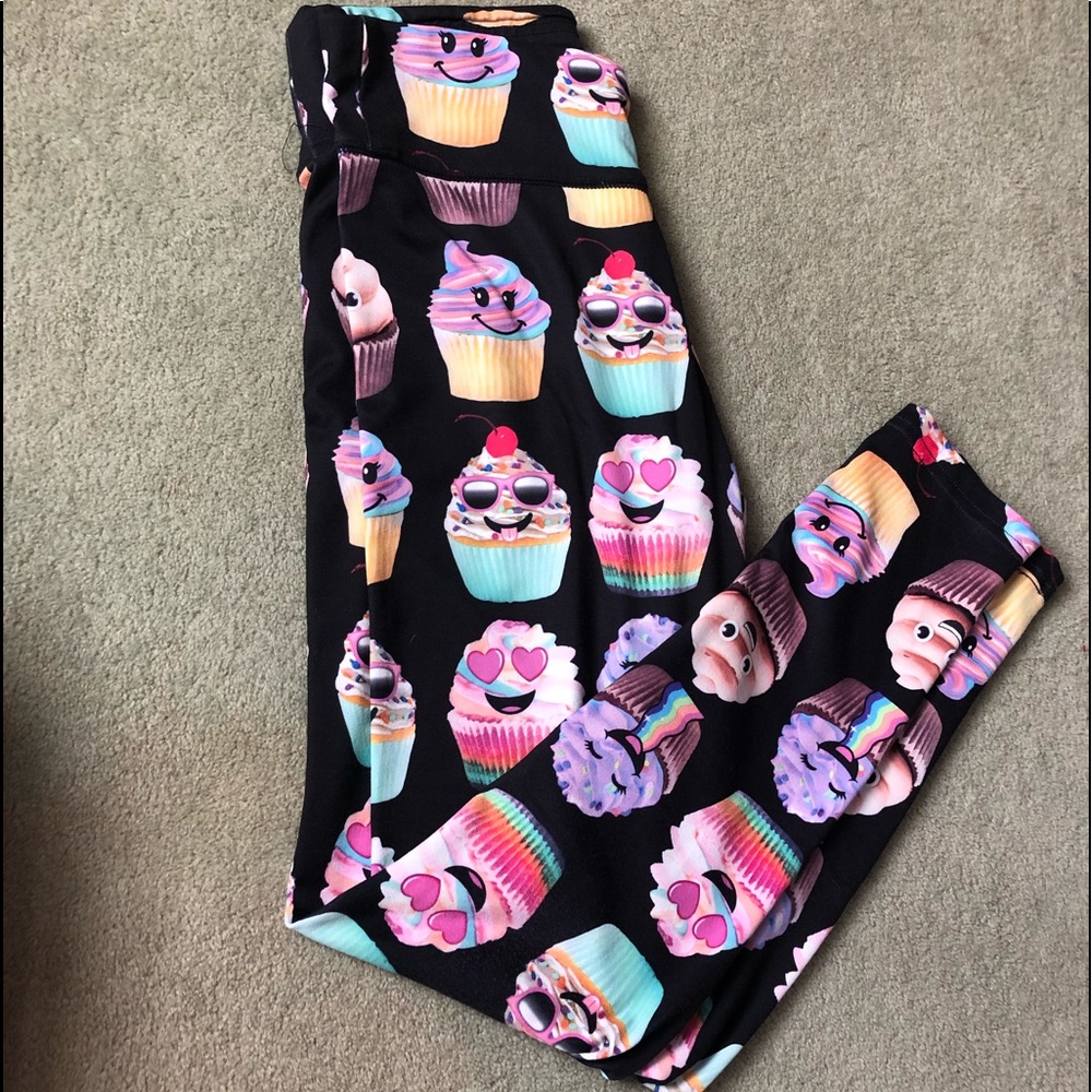 Justice high waisted leggings.
